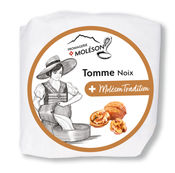 Tomme Moléson mit Nüssen