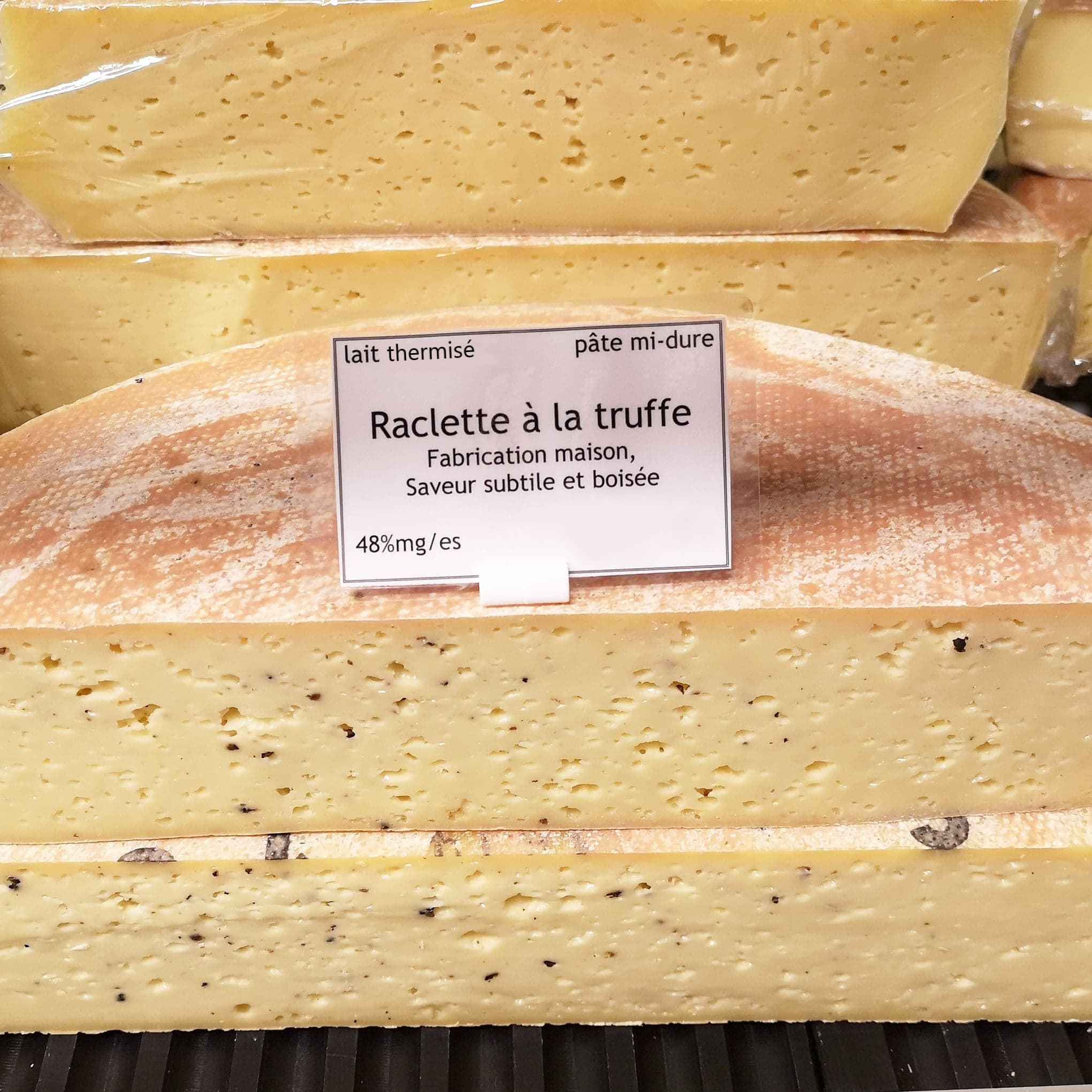 Raclette Avec 1 De Truffes Laiterie De Belfaux